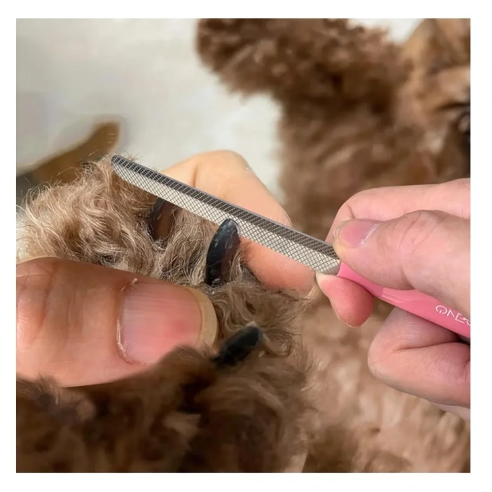 Pink Pet Nail Clippers with File